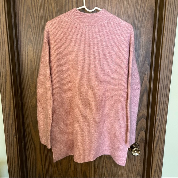 Old Navy Sweaters Old Navy Pink Tunic Sweater Poshmark
